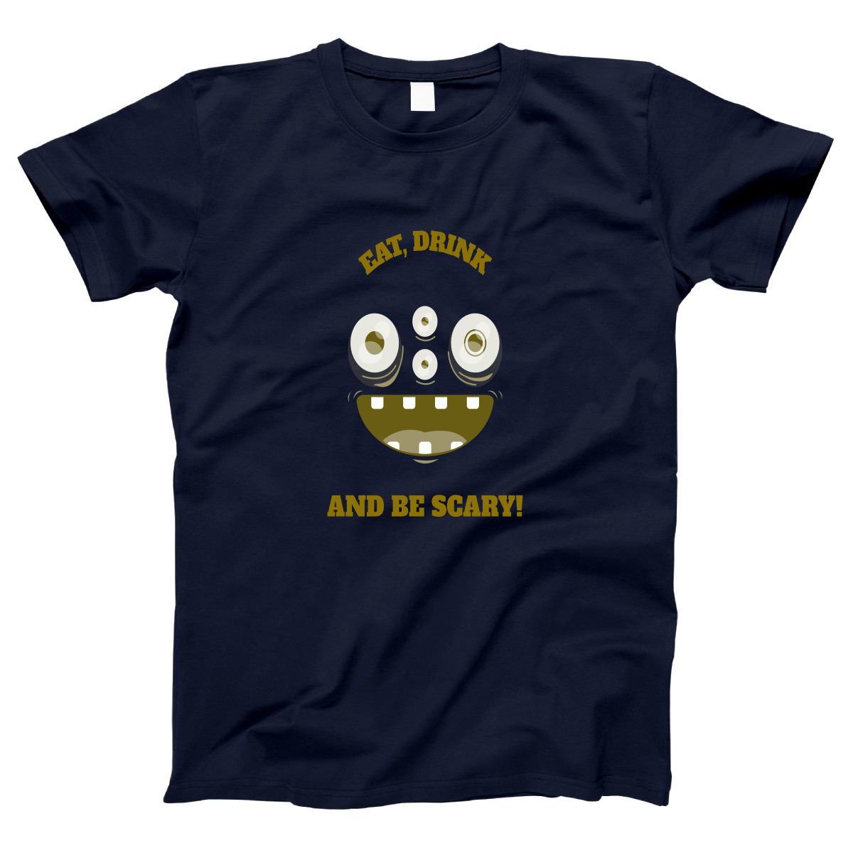 Eat, Drink and Be Scary! Women's T-shirt | Navy