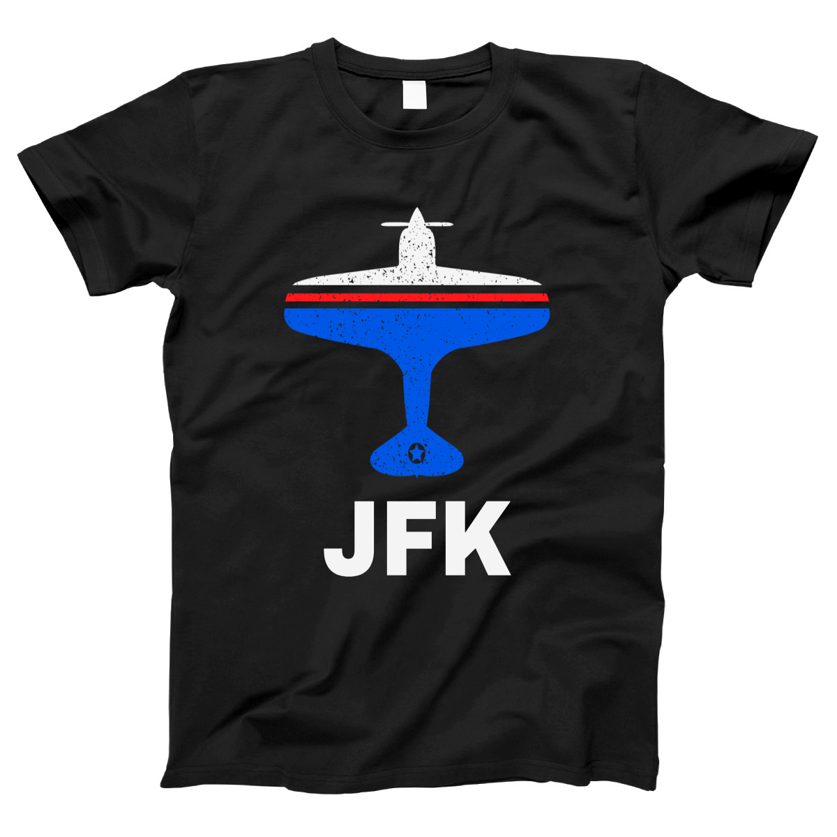 Fly New York JFK Airport Women's T-shirt | Black