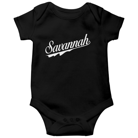 Savannah Baby Bodysuit | Black