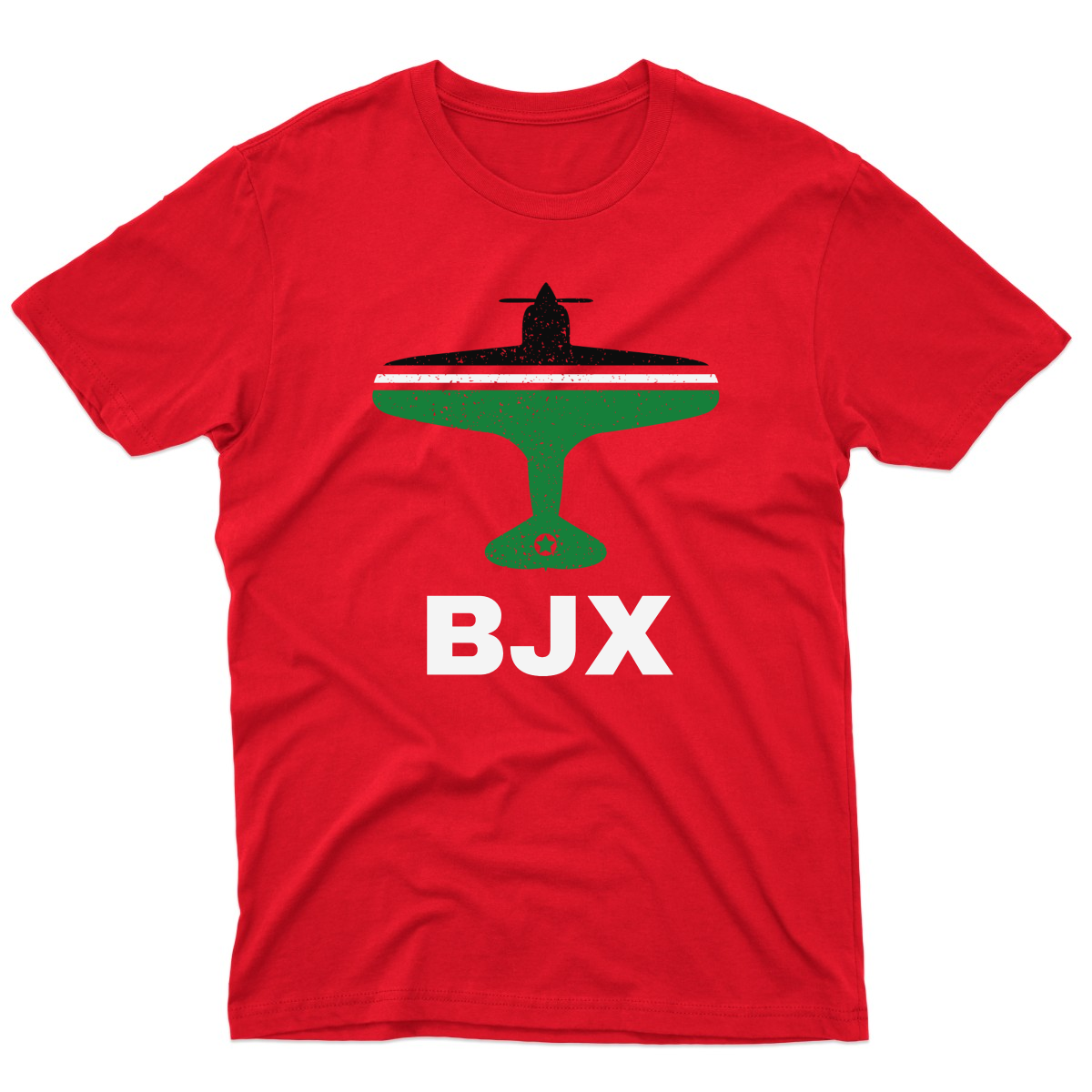 FLY Guanajuato BJX Airport Men's T-shirt | Red