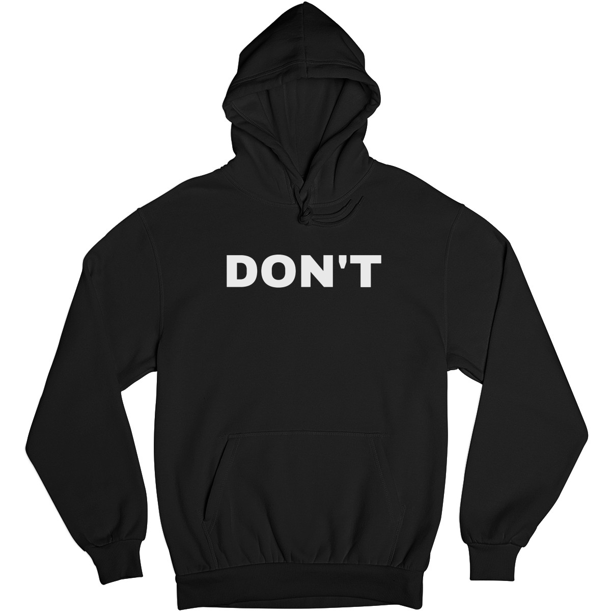 DON'T Unisex Hoodie | Black