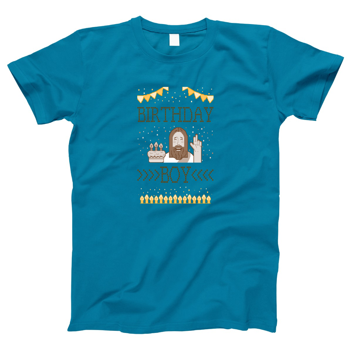 Christmas Birthday Boy Women's T-shirt | Turquoise