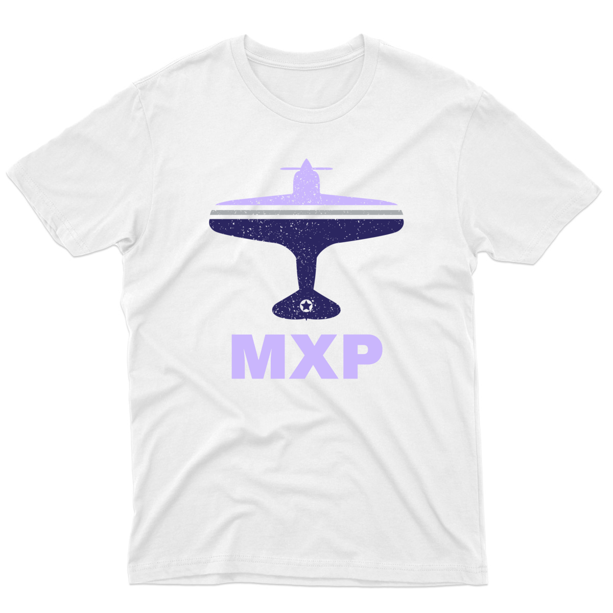 Fly Milan MXP Airport Men's T-shirt | White