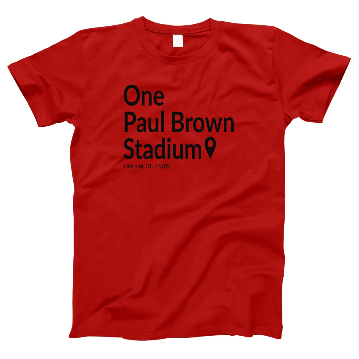 Cincinnati Football Stadium Women's T-shirt | Red