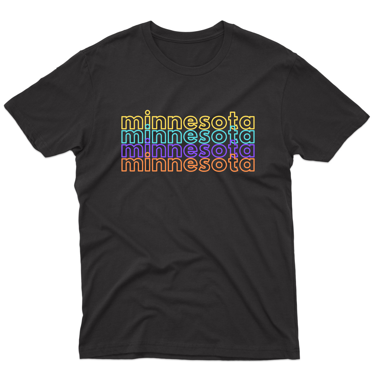 Minnesota Men's T-shirt | Black