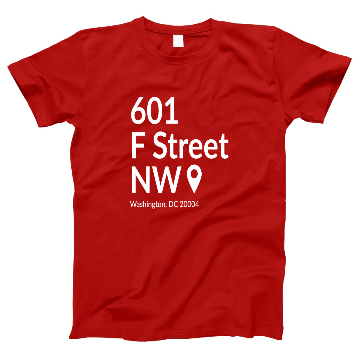 Washington D.C. Basketball Stadium Women's T-shirt | Red