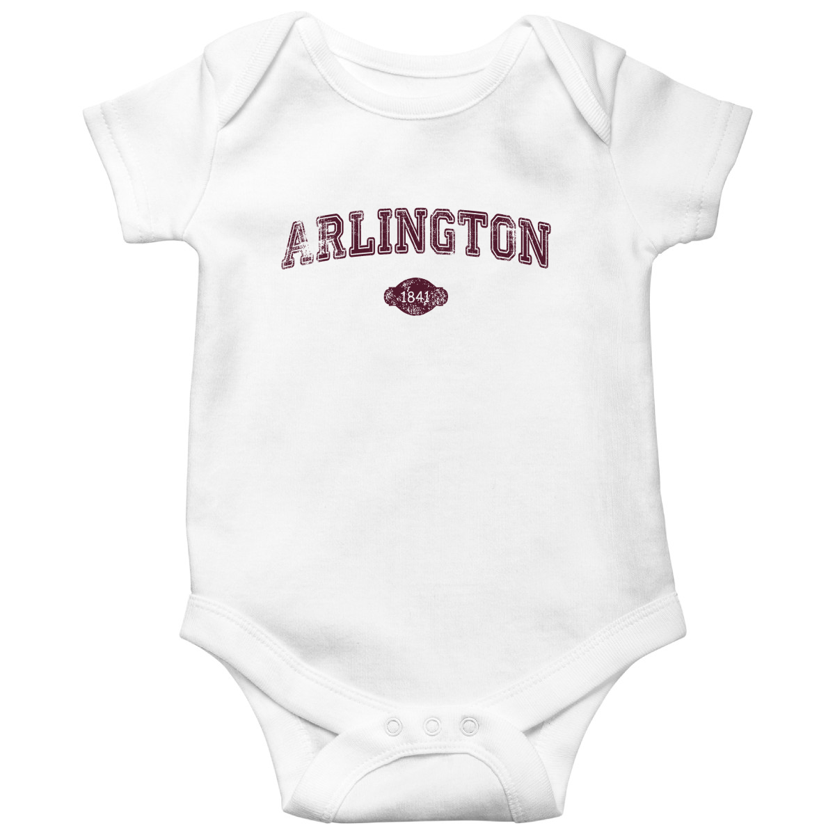 Arlington 1841 Represent Baby Bodysuits | White