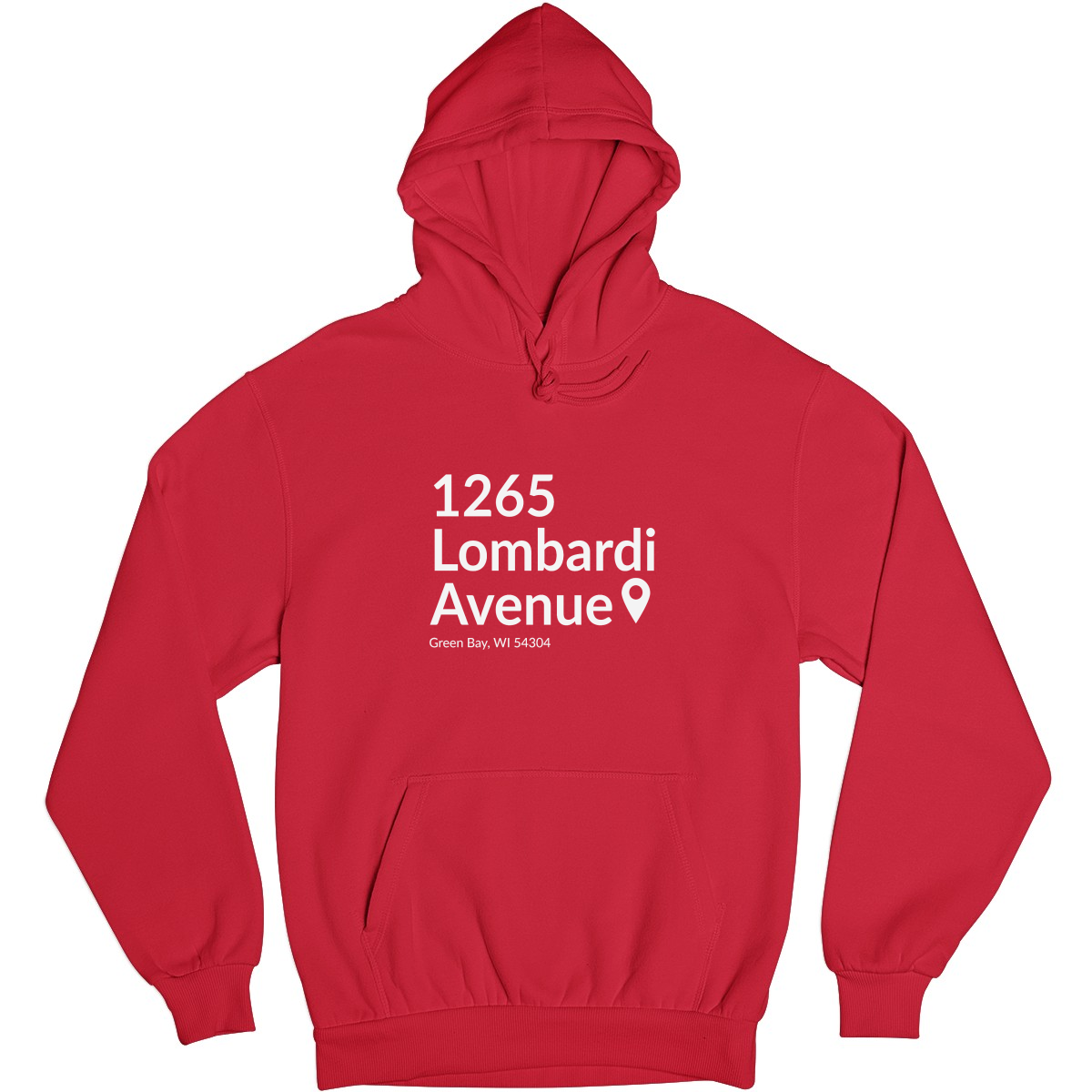 Green Bay Football Stadium Unisex Hoodie | Red