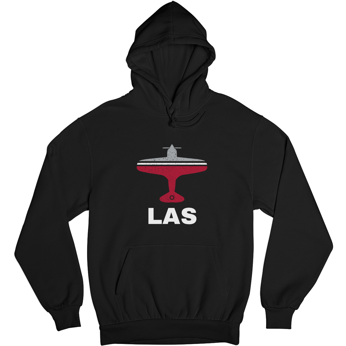 Fly Las Vegas LAS Airport Unisex Hoodie | Black