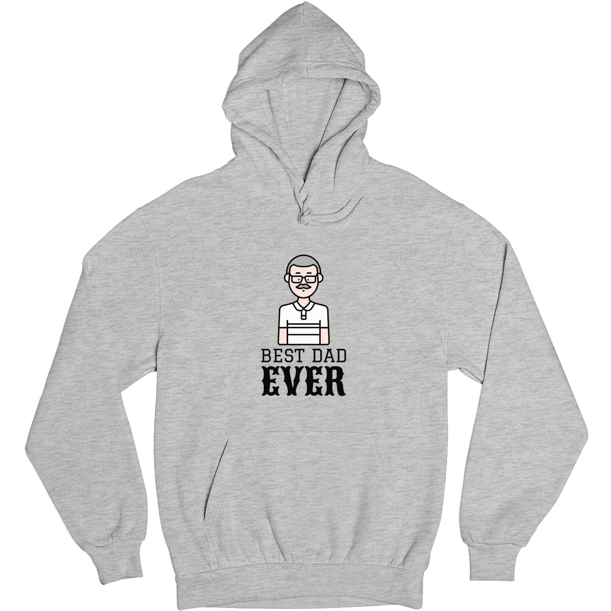 Best dad ever Unisex Hoodie | Gray