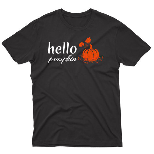 Hello Pumpkin Men's T-shirt | Black