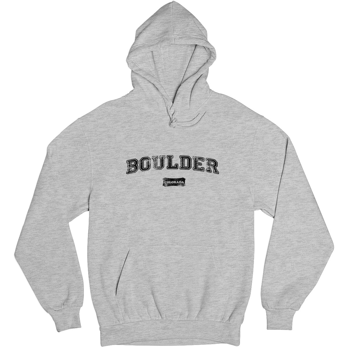 Boulder Colorado Represent Unisex Hoodie | Gray