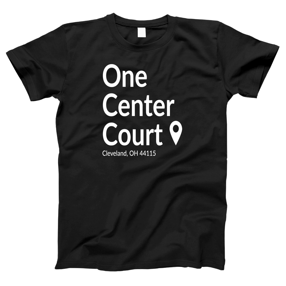Cleveland Basketball Stadium Women's T-shirt | Black