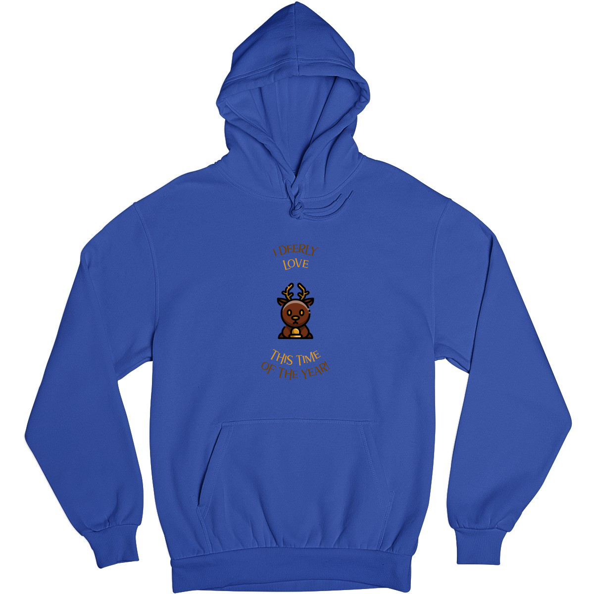 I Deerly Love This Time of the Year! Unisex Hoodie | Blue