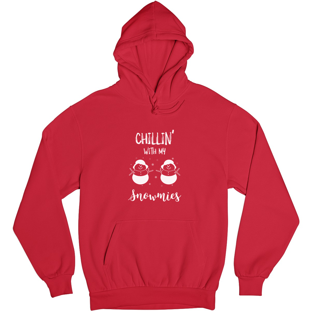 Chillin' With My Snowmies Unisex Hoodie | Red