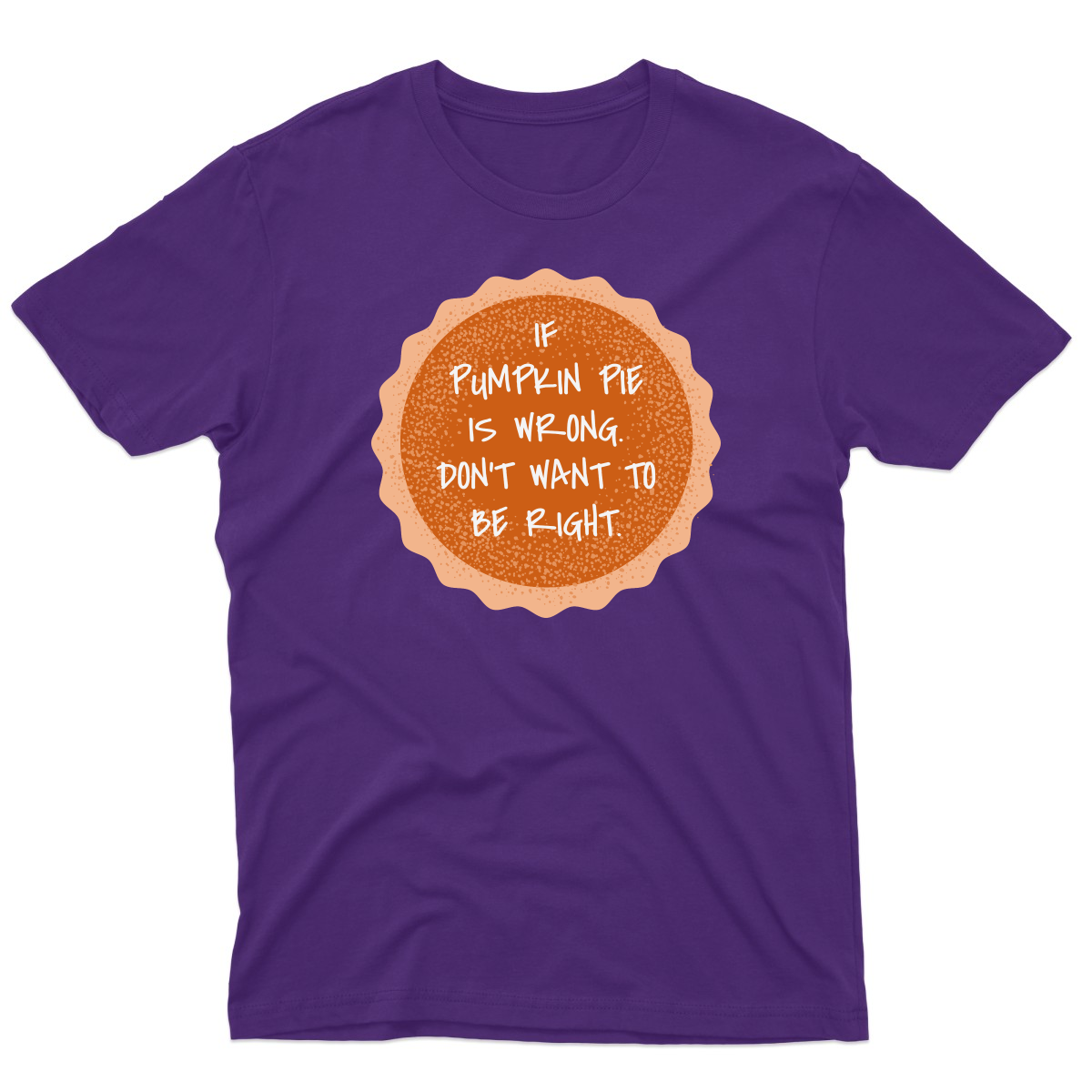 Pumpkin Pie Men's T-shirt | Purple