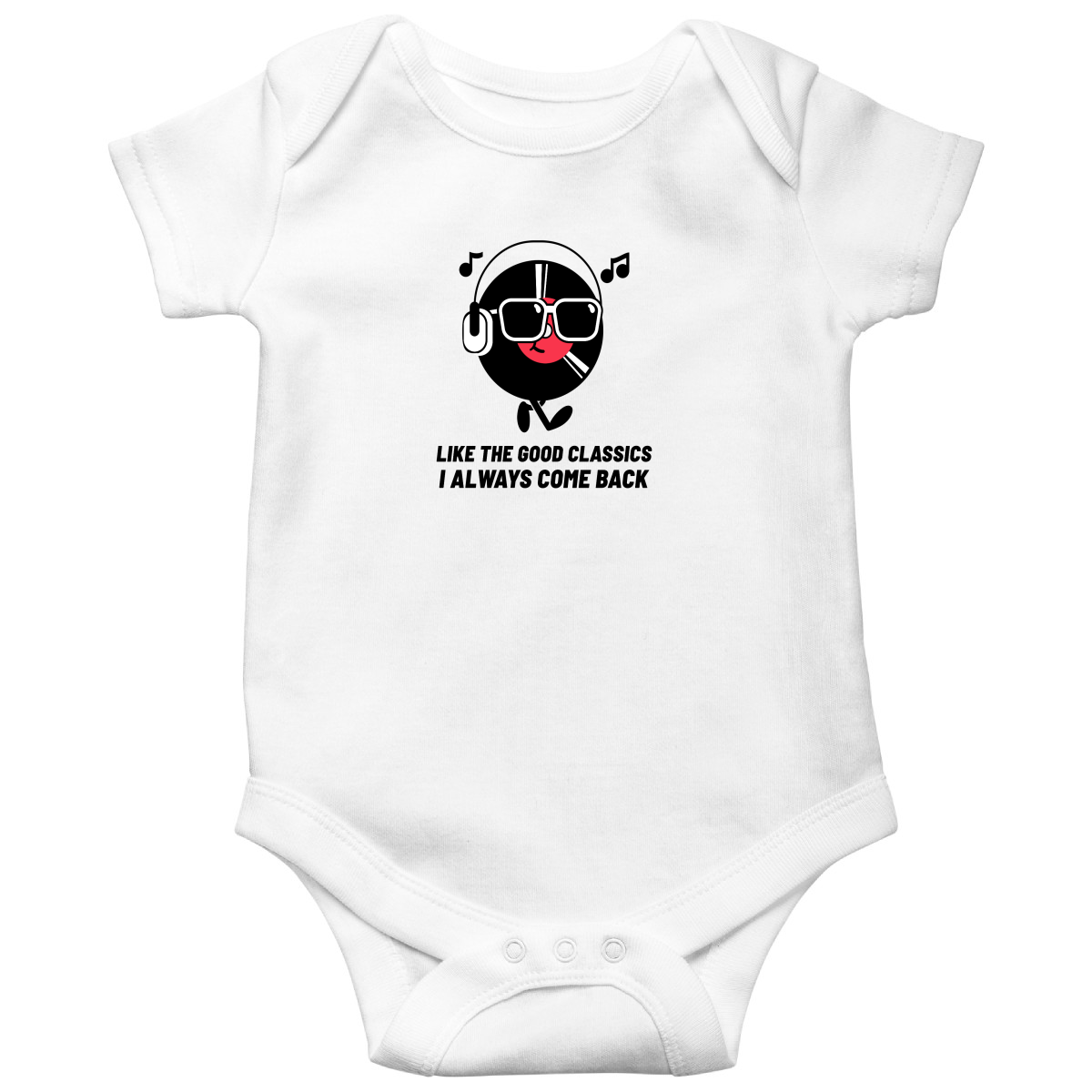 Like a good classic I always come back Baby Bodysuits | White