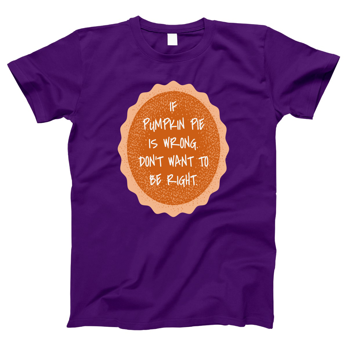 Pumpkin Pie Women's T-shirt | Purple