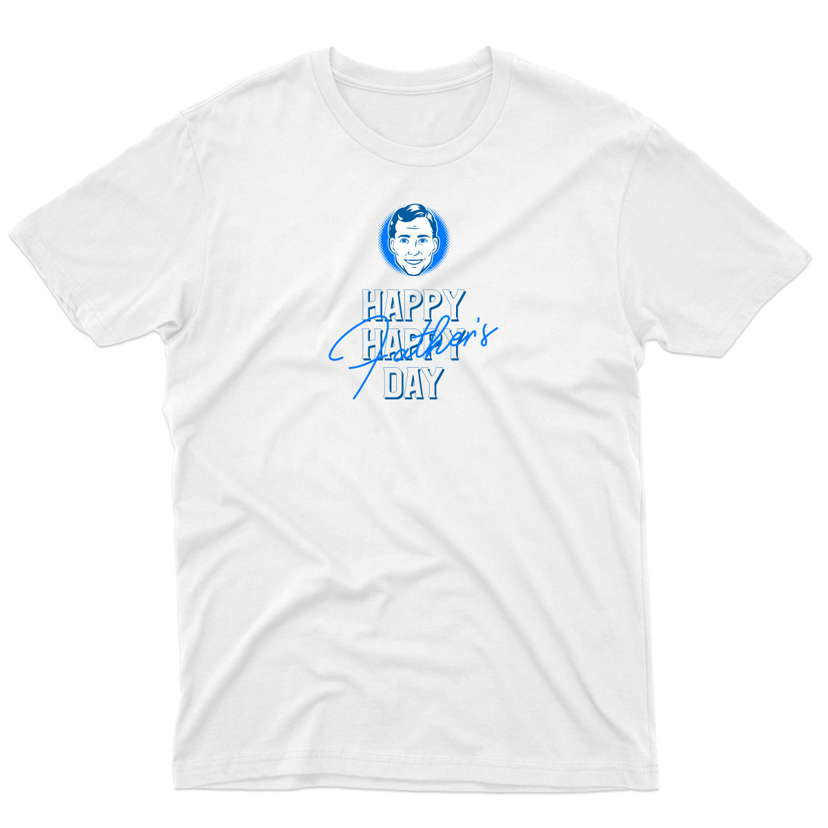 Happy Father's Day Men's T-shirt | White