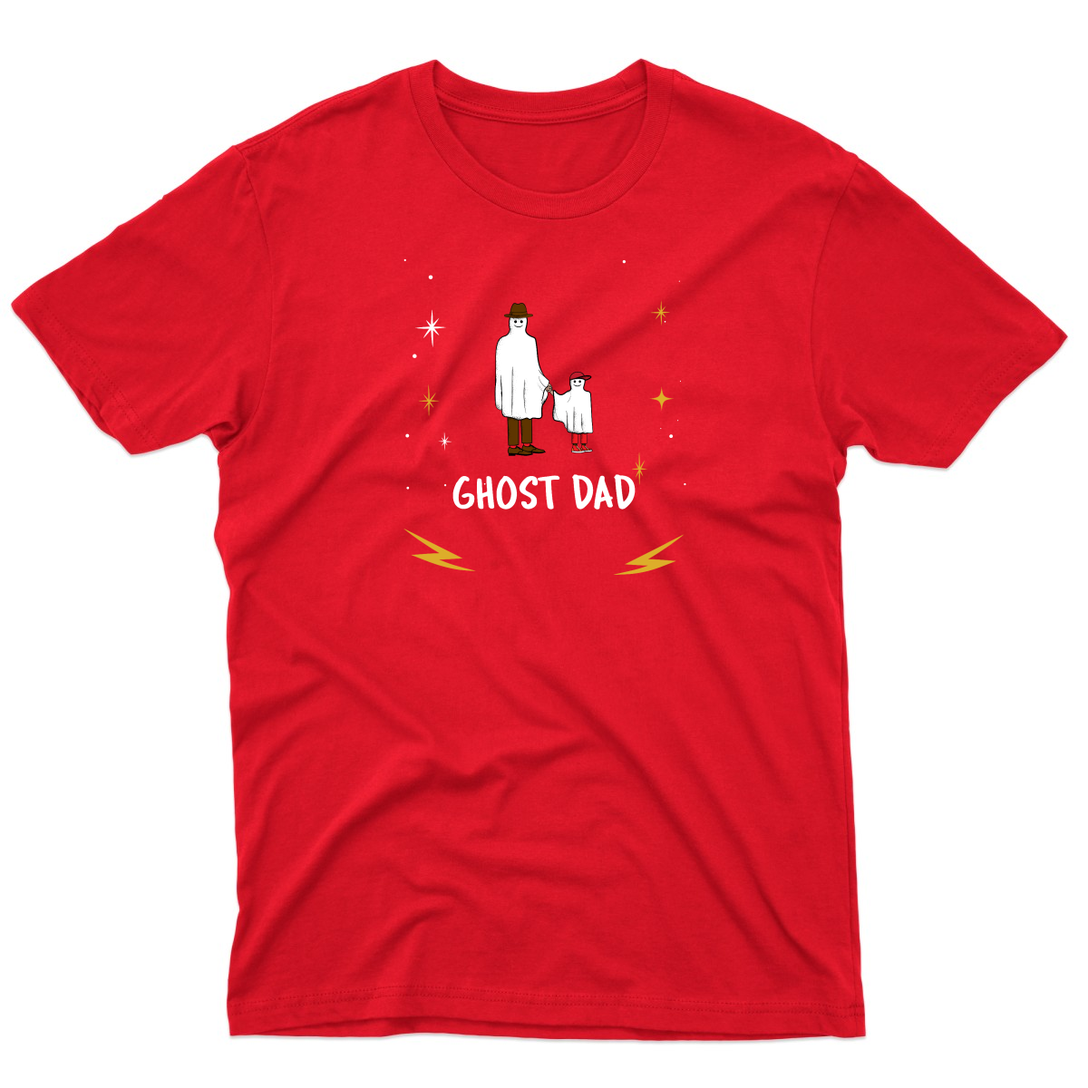 Ghost Dad Men's T-shirt | Red