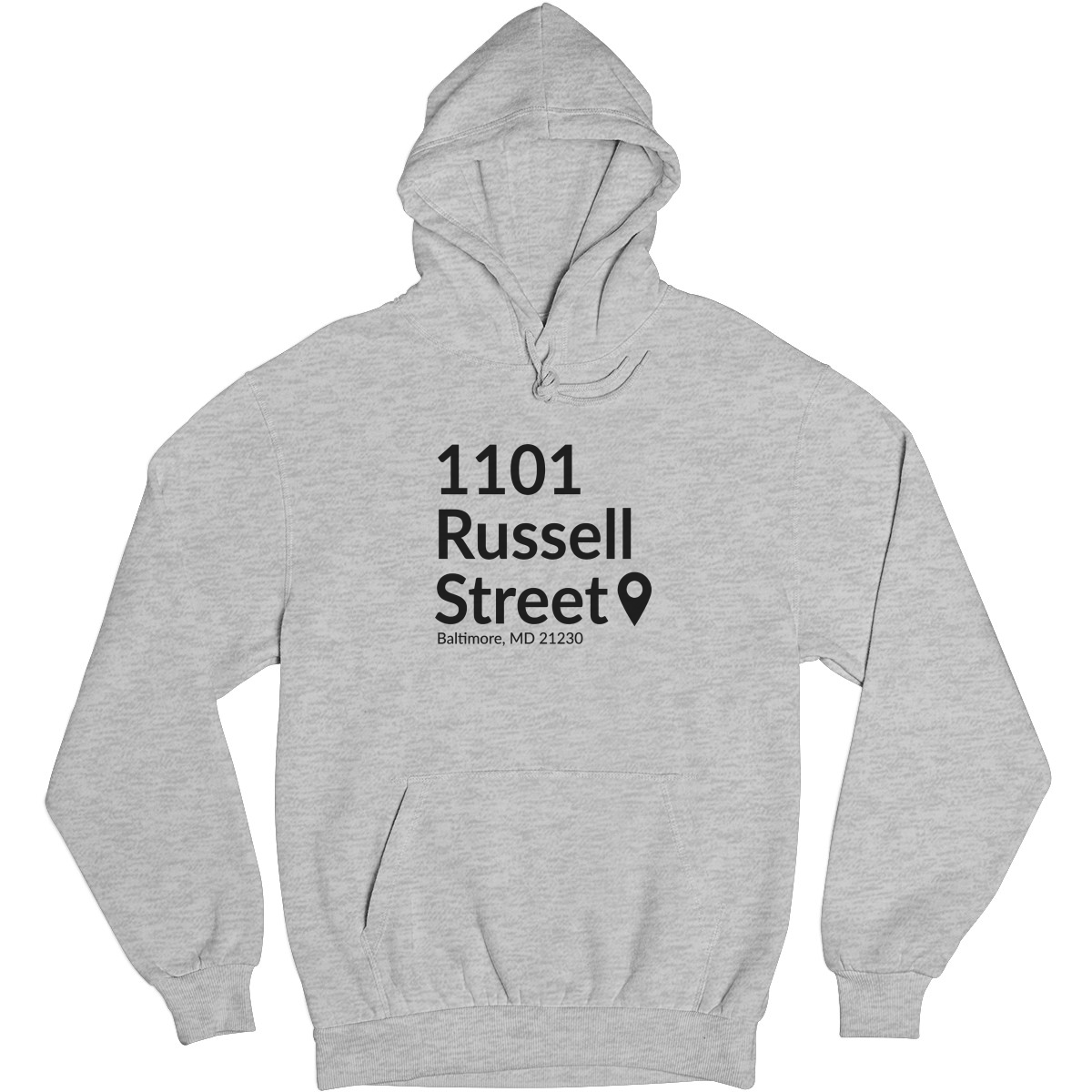 Baltimore Football Stadium Unisex Hoodie | Gray