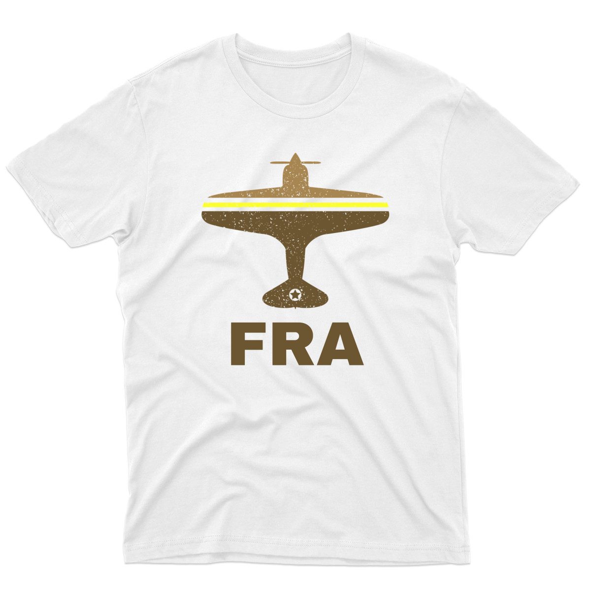 Fly Frankfurt FRA Airport  Men's T-shirt | White