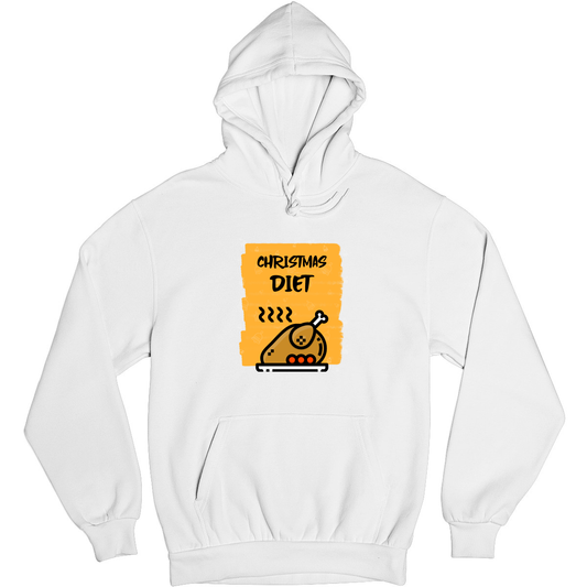 Christmas Diet Unisex Hoodie | White