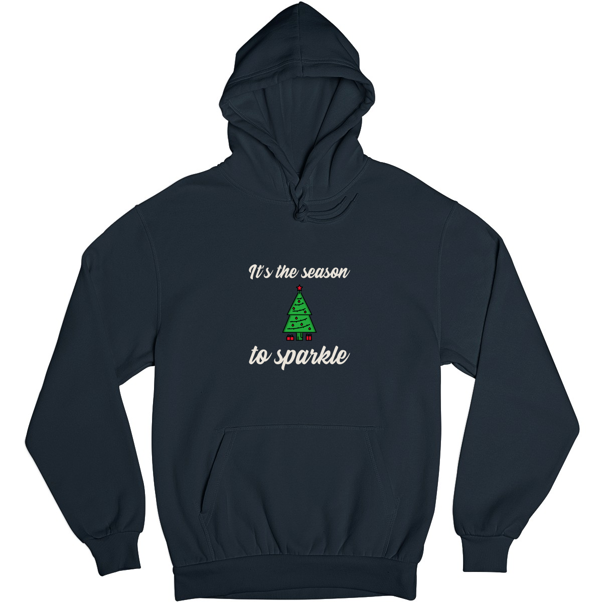 It is the Season to Sparkle Unisex Hoodie | Navy