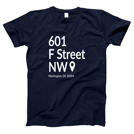 Washington D.C. Basketball Stadium Women's T-shirt | Navy