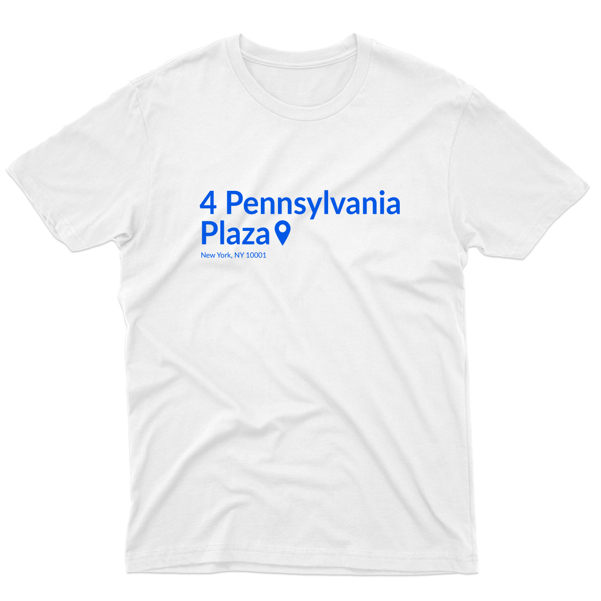 New York Basketball Stadium Men's T-shirt | White