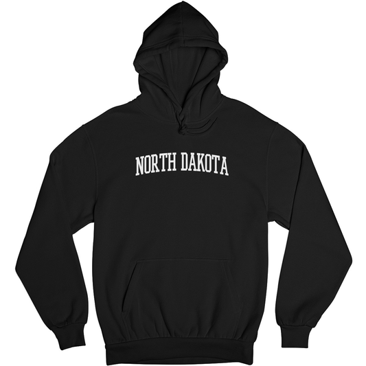 North Dakota Unisex Hoodie | Black
