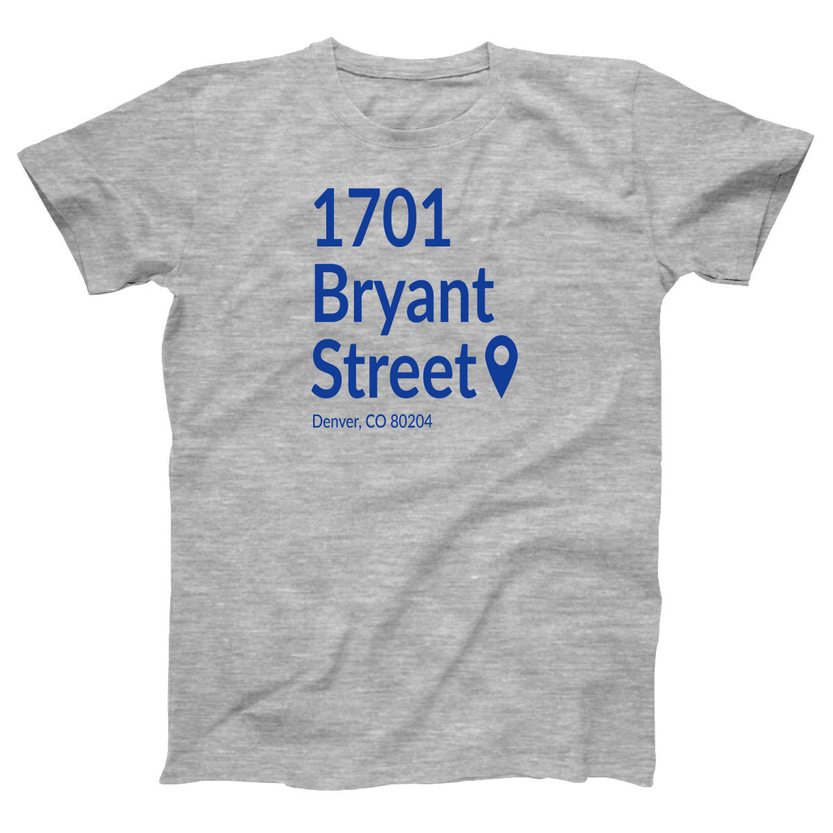 Denver Football Stadium Women's T-shirt | Gray