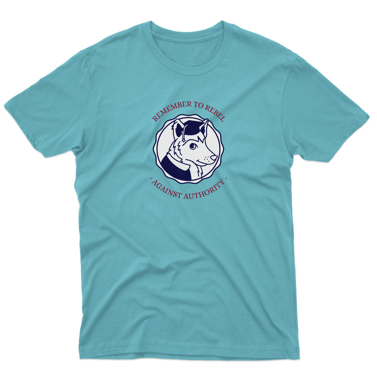 School-2 Men's T-shirt | Turquoise