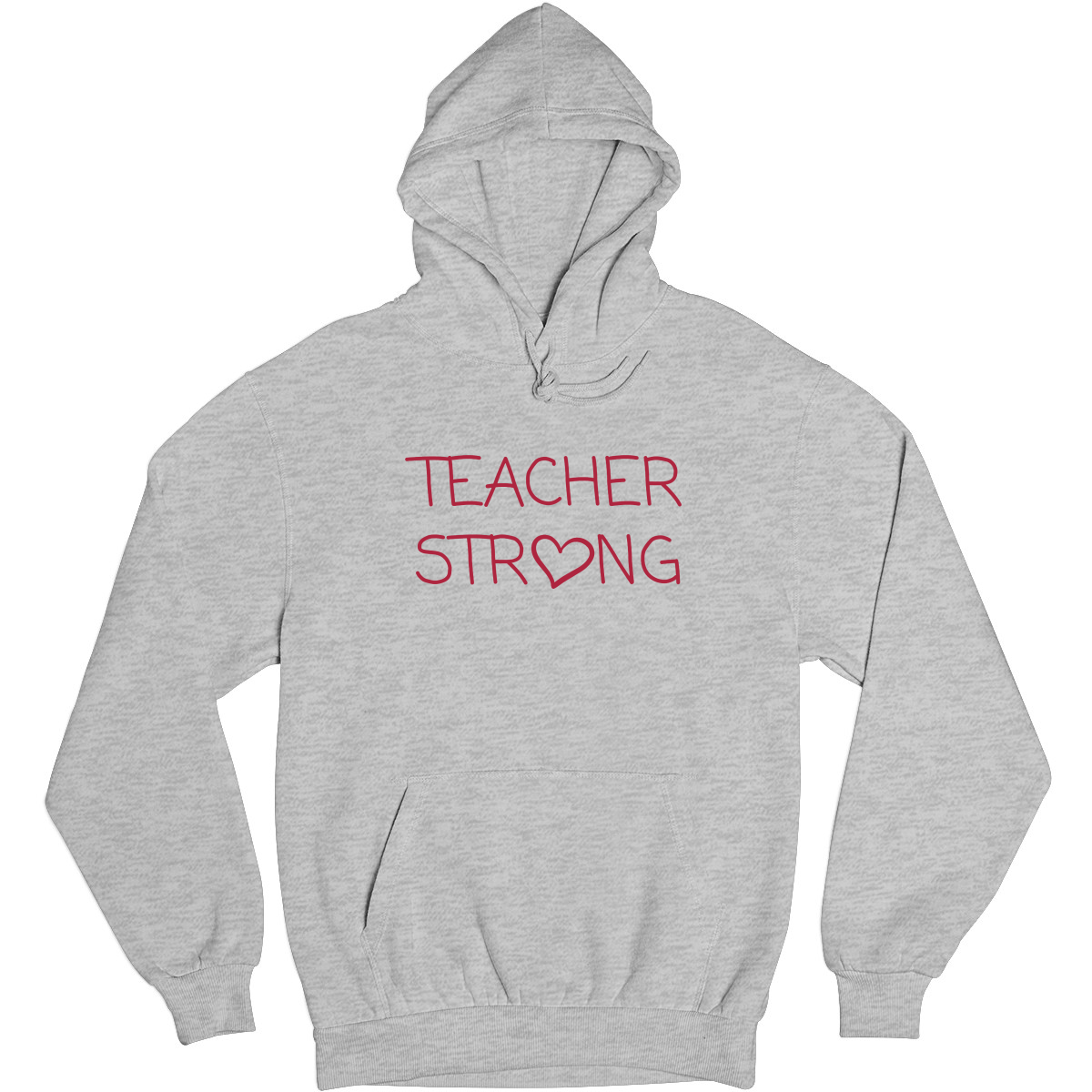Teacher Strong Unisex Hoodie | Gray