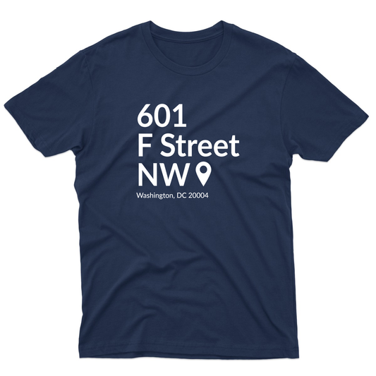 Washington D.C. Basketball Stadium Men's T-shirt | Navy