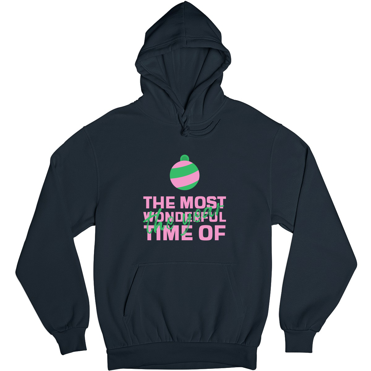 The Most Wonderful Time of the Year Unisex Hoodie | Navy