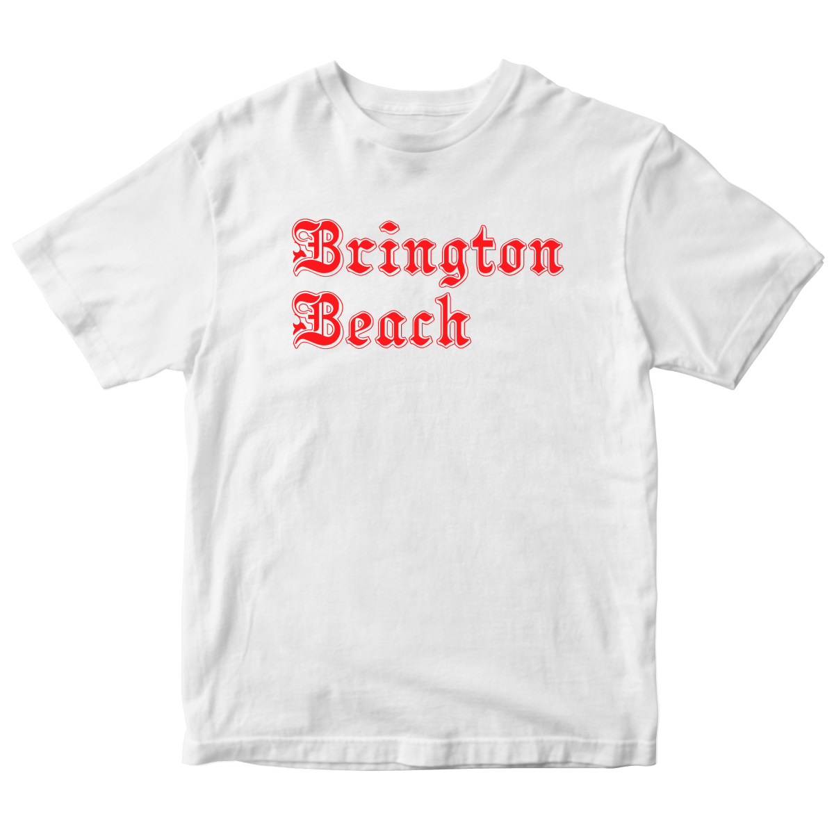 Brighton Beach Gothic Represent Toddler T-shirt | White