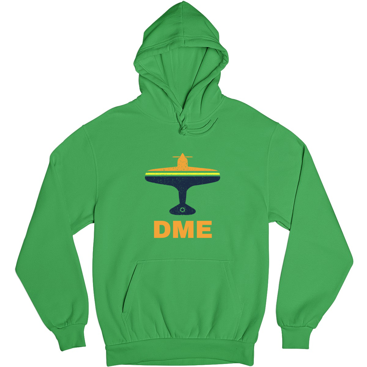 Fly Moscow DME Airport Unisex Hoodie | Green