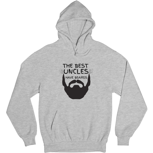 The Best Uncles Have Beards Unisex Hoodie | Gray