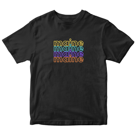 Maine Kids T-shirt | Black