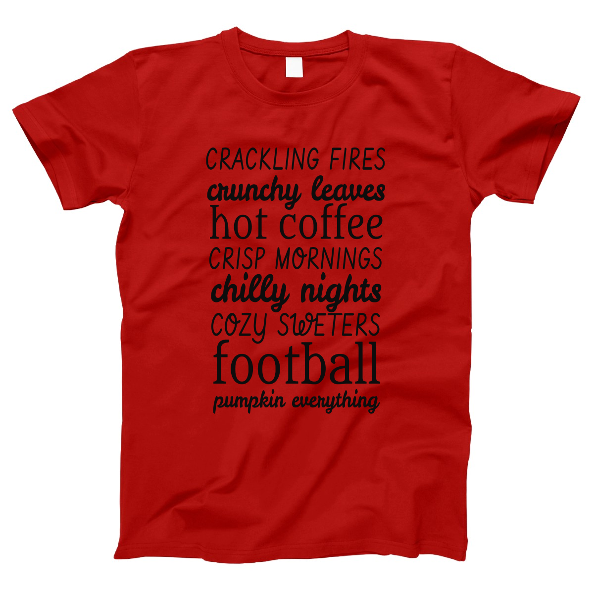 Fall List  Women's T-shirt | Red