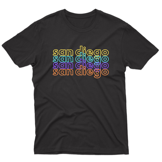 San Diego Men's T-shirt | Black