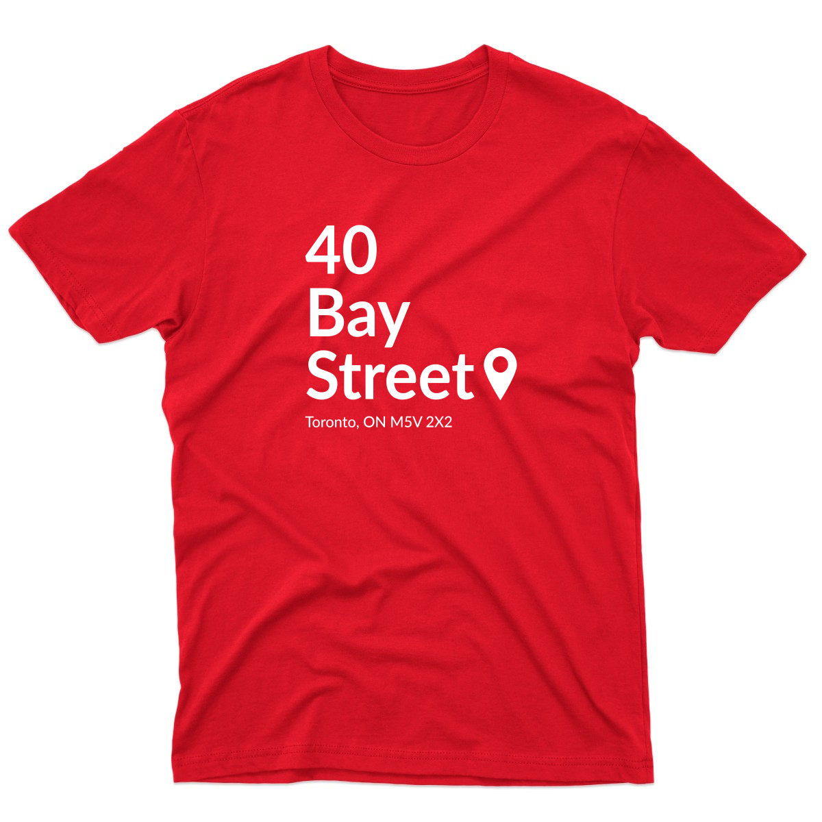Toronto Basketball Stadium Men's T-shirt | Red