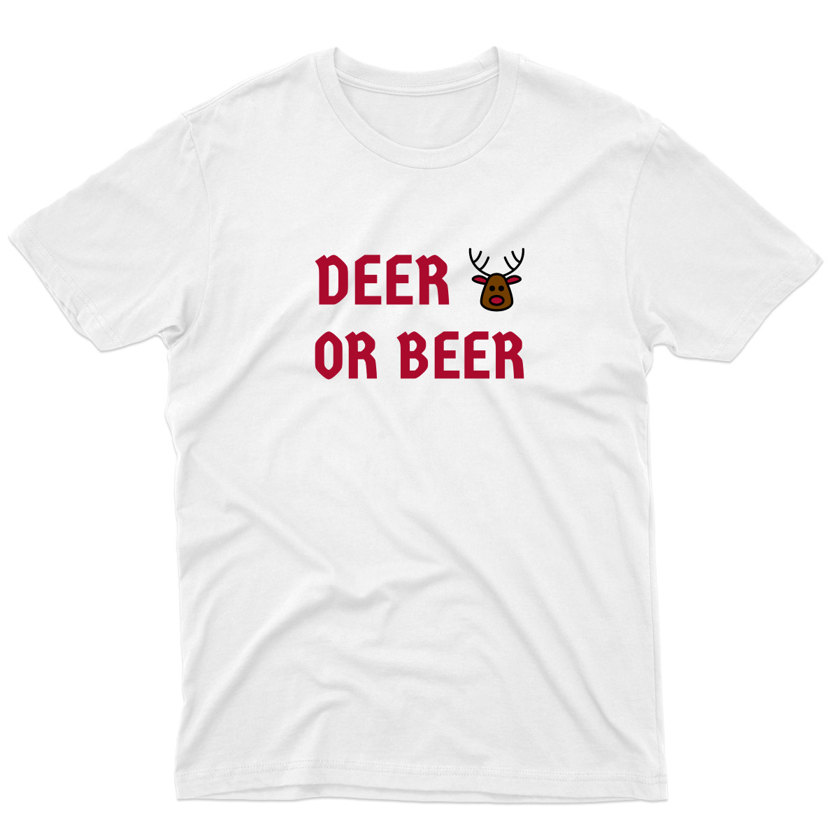 I Don't Have a Red Nose Men's T-shirt | White