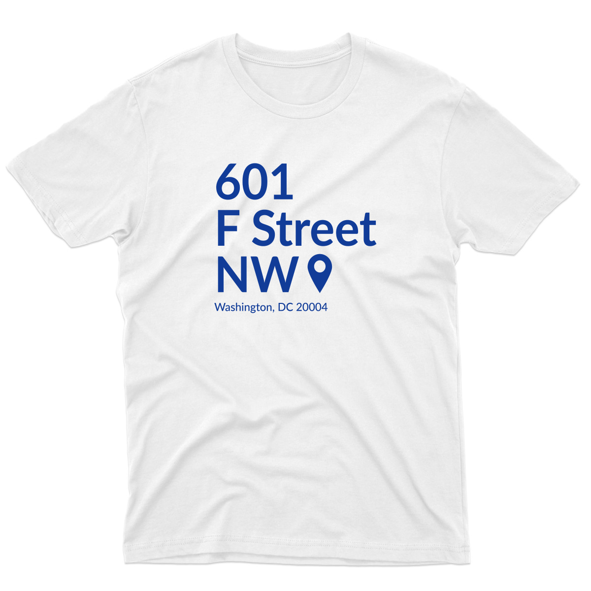 Washington D.C. Basketball Stadium Men's T-shirt | White