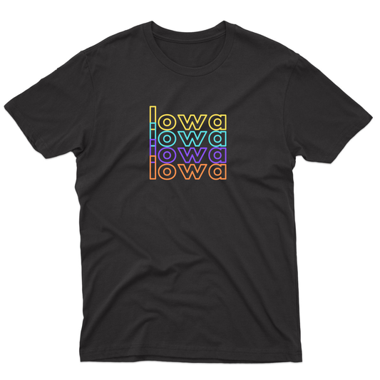 Iowa Men's T-shirt | Black