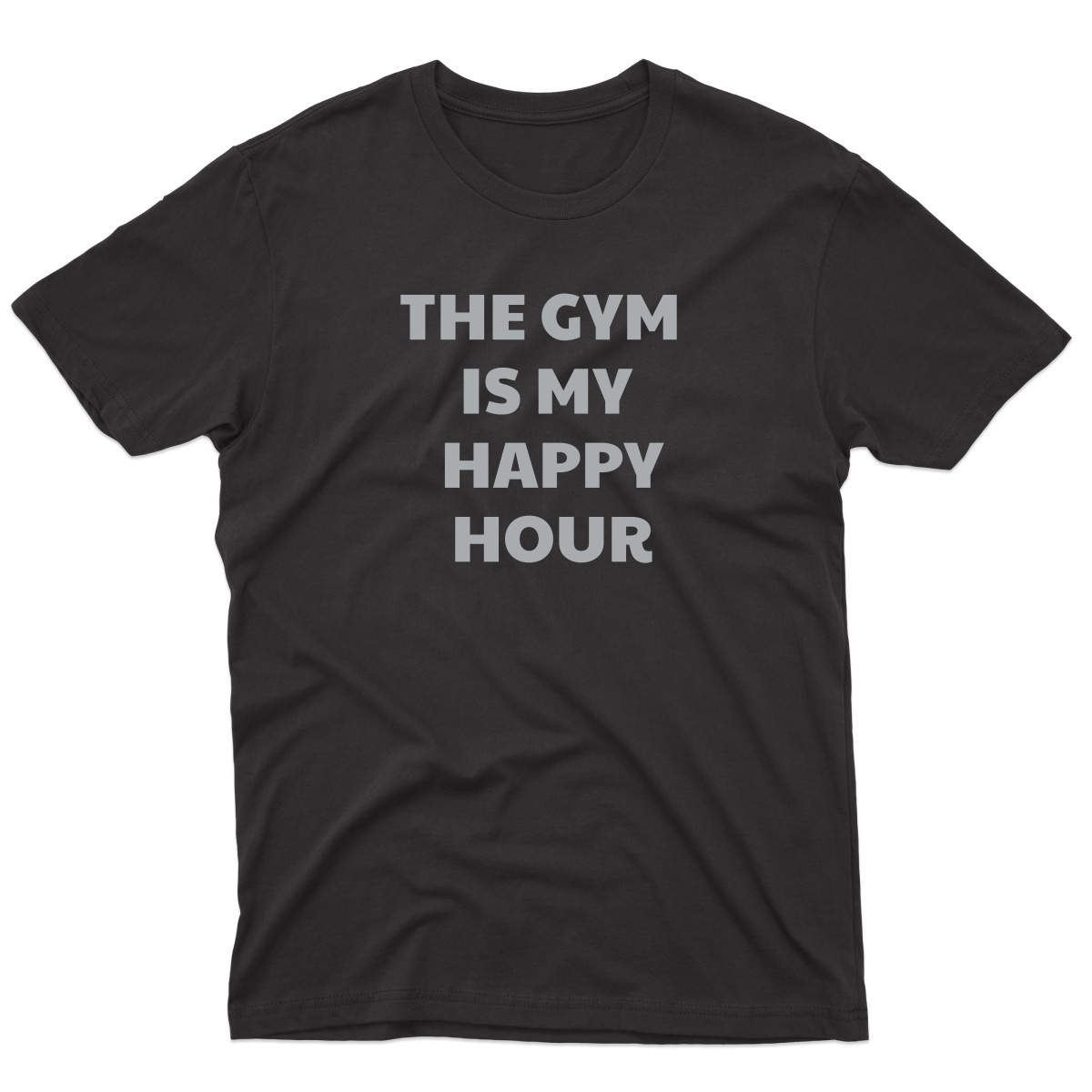 The Gym is my happy hour Men's T-shirt | Black
