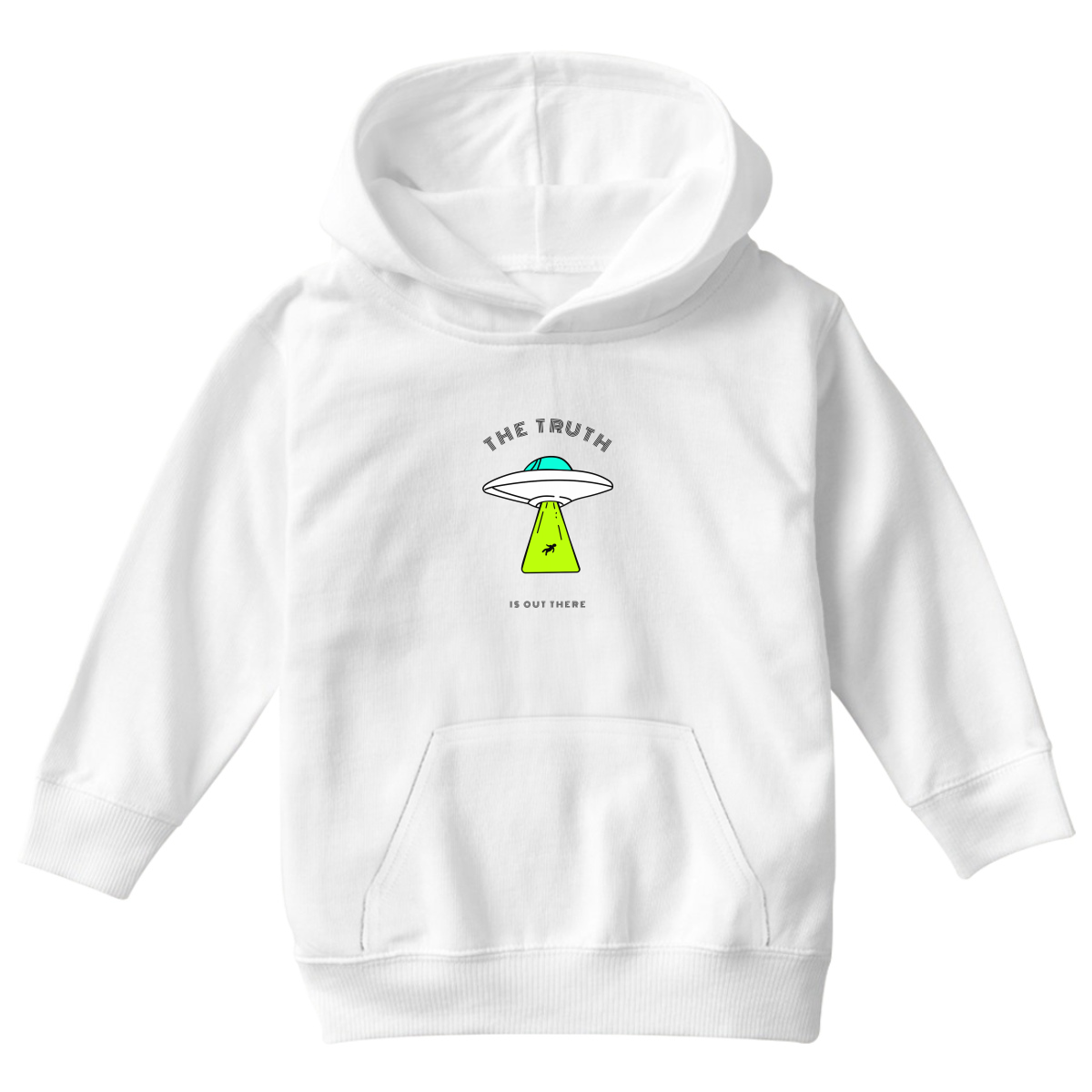 The Truth Is Out There Kids Hoodie | White