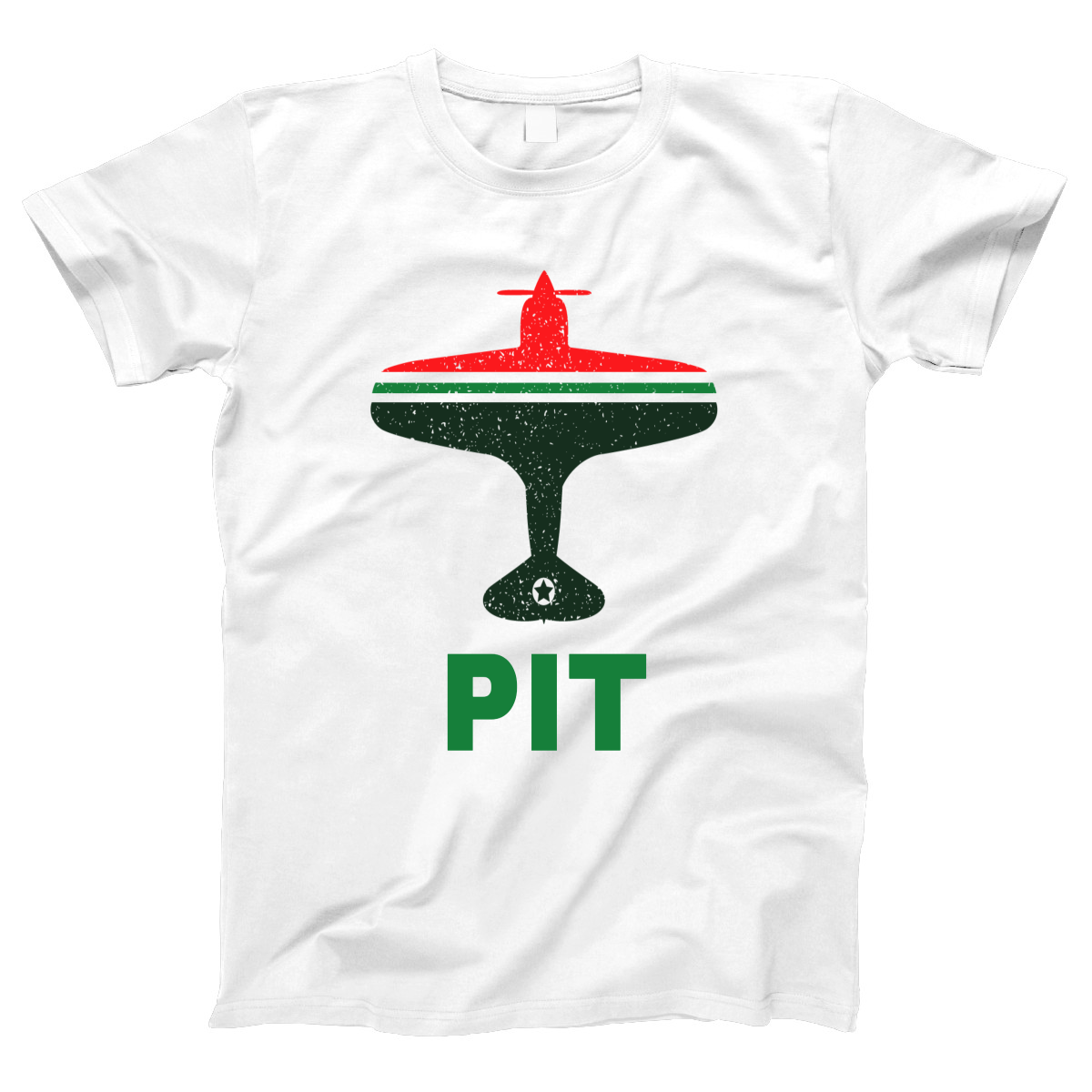 Fly Pittsburgh PIT Airport Women's T-shirt | White