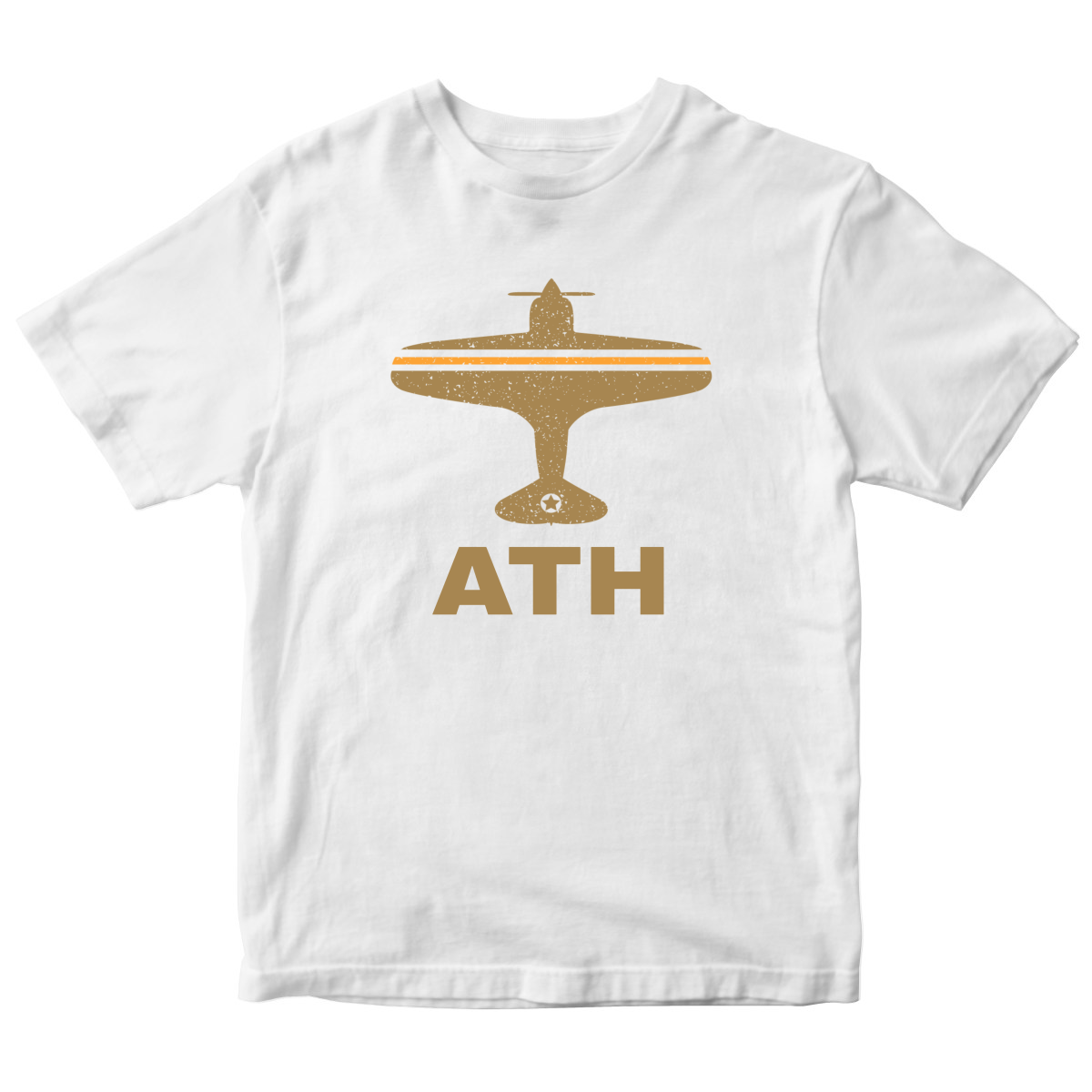 Fly Athens ATH Airport Toddler T-shirt | White